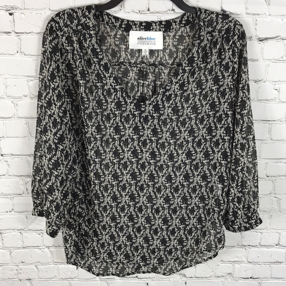 Alice Blue for Stitch Fix Sz M Blouse - Picture 1 of 6